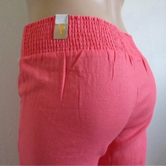 Maurices Denim - MAURICES Jeans Women's LINEN Pull On Flare Pants Size Small Fits Size 8 NWT